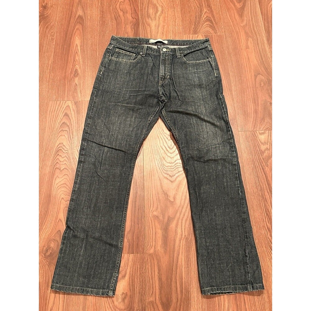 Tommy Hilfiger Jeans Mens 34x34* Classic Straight Mid Rise Med Wash Blue‎ Denim